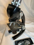 Vintage Bausch Lomb Microscope Dual Eyepiece 3 Objectives DD8926. Fixed Price $95.94.
