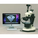 Amscope 3.5X-90X Advanced Jewel Gem Microscope + 5MP Digital Camera. Fixed Price $2114.99.