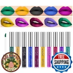 Kyda 10 Colors Lipstick Set, 5 Matte Velvet & Shimmer Metallic Color, Non. Fixed Price $24.69.