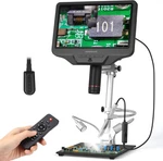 AD409-PRO Es 10.1'' Hdmi Digital Microscope For Adults With Endoscope, Soldering. Fixed Price $870.49.