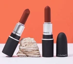 Nib Authentic Mac Cosmetics Mini Silky Matte 12HR Wear LIPSTICK,4SHADES,0.06 Oz. Fixed Price $15.00.