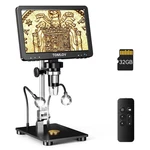 DM9 Pro 7" Digital Microscope 1200X With Ips Screen, 1080P 16MP Coin. Fixed Price $185.30.