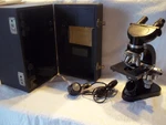Ernst Leitz Wetzlar Binocular Microscope W/ Objectives Case /light 583144. Fixed Price $160.00.