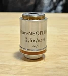 Zeiss 440310 Plan-neofluar 2.5X, 0.075 Na, Rms Microscope Objective Tested. Fixed Price $190.00.