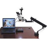 Amscope 3.5X-90X Articulating Stereo Microscope + 54-LED 8MP Camera. Fixed Price $1052.99.