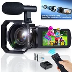 4K Video Camera Camcorder 48MP Uhd Led Youtube Wifi With Mic & Remote. Fixed Price $66.49.