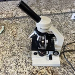 Eagle Model 38082 Microscope W/ 4X 10X 40X And 100X Objective Lense Used S8. Fixed Price $66.00.