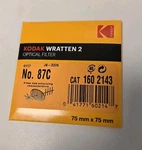 Kodak Wratten No. 87C Infrared Filter 75MM X - Cat 1602143. Fixed Price $94.99.