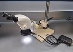 Leica S4E 6.3-30X Stereo Zoom Microscope With Boom Stand Led Ring Light. Fixed Price $650.00.