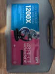 Amscope 48 Piece 120X - 1200X Metal Microscope Set For Kids, Never Used W/ Book. Fixed Price $22.99.