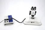 Zeiss Stemi 2000 Stereo Microscope 10X/23 Stand Through-light Base + Schott KL15. Fixed Price $3683.29.