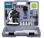Amscope 52PC 120X-1200X Kids Starter Compound Microscope Portable Science Kit. Fixed Price $30.14.