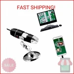 Jiusion 40 To 1000X Magnification Endoscope, 8 Led Usb 2.0 Digital Microscope,. Fixed Price $31.19.