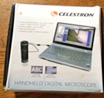 Celestron Handheld Digital Microscope 20X 400X Model 44300 Led Illumination. Fixed Price $25.00.