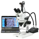 Amscope SM-1TSW2-L6W-8M Trinocular Stereo Microscope 8MP Camera Led New. Fixed Price $699.99.