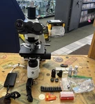 X Rapid Group Biological Microscope Model B8C6. Fixed Price $750.00.