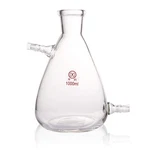 1000ML Glass Filtering Erlenmeyer Flask With Two Suction Vacuum Adapter 1L La.... Fixed Price $78.97.