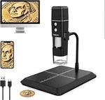 Tomlov 1080P Wifi Handheld Usb Trichome Coin Microscope Camera 1000X Magnifier. Fixed Price $39.99.