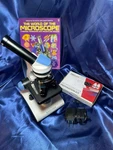 Amscope M50 Style Student Compound Microscope (40X - 1000X Mag) Slide Kit/manual. Fixed Price $55.25.