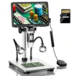 Tomlov 7" 1200X Digital Microscope Error Coin Camera Full View 32GB. Fixed Price $73.96.