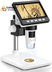 Coin Microscope, Digital 1000X 4.3INCH, White. Fixed Price $64.83.