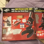 Orbitor 900X Microscope Set Die-cast Metal Base OR7031R. Fixed Price $25.00.