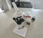 Amscope M102C 40X-1000X C&f Compound Microscope Glass Lens Student Kids Extras. Fixed Price $98.85.