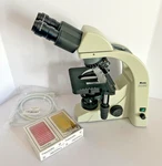 Motic Microscope Model BA300 With Objectives 4X 10X 40X Used Tested Read. Fixed Price $219.00.