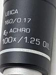 Leica E2 Achro 100X/1.25 Oil Objective 160/0.17 Rms. Fixed Price $137.83.