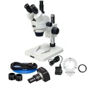 Amscope 3.5X-180X Manufacturing Led Zoom Stereo Microscope + 10MP Digital Camera. Fixed Price $974.99.