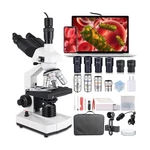Compound Trinocular Microscope, 40X-5000X Magnification, Research Grade Profe.... Fixed Price $293.63.