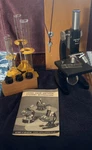 Unitron Mus Student Microscope With Locking Case,accessories & Pamphlet 1962. Fixed Price $89.99.