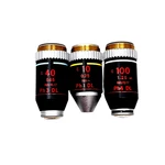 Nikon Phase Contrast Microscope Objective Set -e 10X, 40X, 100X Oil Dl PH1-4. Fixed Price $354.89.