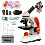Micromarvels Metal Body Compound Microscope For Students, White And Orange. Fixed Price $85.38.