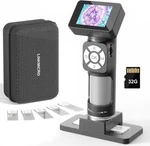 LM112 Microscope For Kids Adults Handheld With 2" Screen, 500X Portable Black. Fixed Price $42.99.