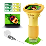 Winwend 1000X Pocket Kids Microscope Portable W/ Led & Pc Connectivity. Fixed Price $51.90.