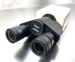 Nikon Binocular Microscope Head Genuine Cfwn 10X/20 Eyepieces Optiphot Labophot. Fixed Price $100.00.