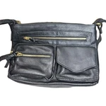 Great American Leather Works, Crossbody, Shoulder Bag Purse, Black. Fixed Price $25.00.