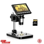 4.3'' Ips Digital Coin Microscope 1000X With 8 Led & 32GB Tf Card. Fixed Price $57.37.