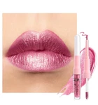 Kaely 2-IN-1 Mauve Pink Metallic Lipstick And Liner, Shimmer Liquid. Fixed Price $13.63.