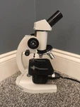 Boreal Monocular Microscope Model 55855-00 W/ W. F. Eyepiece, 4X, 10X, 40X. Fixed Price $25.00.
