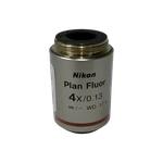 Nikon Plan Fluor 4X/0.13 M25 Thread Size. Fixed Price $725.00.