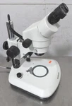 C197747 Amscope Stereo Zoom Microscope, WF10X/20 Eyepieces, Lighted Base Stand. Fixed Price $200.00.