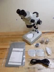 Spi Deluxe Stereo Microscope 6.5X 45X Mag. Binocular Lens 12-504-7 Broken Lamp. Fixed Price $447.44.
