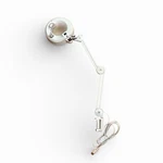 Luxo Kfm 17215 Illuminated Magnifier Loupe W/ Bulb & Clamp. Fixed Price $185.00.