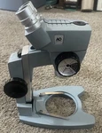 Vintage Ao American Optical Stereo Microscope 56C-103. Fixed Price $100.00.