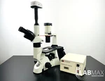 Accu-scope 3032 Inverted Phase Contrast Microscope With Warranty. Fixed Price $2000.00.