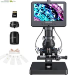 Hdmi Digital Microscope, 5 Lens 2160P Uhd Video Record, 7'' Lcd For. Fixed Price $374.25.