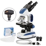 Amscope 40X-2500X Led Compound Microscope+ 5MP C-mount Camera Slides More. Fixed Price $608.99.
