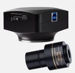 Amscope 20MP USB3.0 Bsi C-mount Microscope Camera + 1X 23MM Compensating Lens. Fixed Price $825.00.